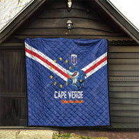 Cape Verde Football Quilt Tubaroes Azuis Make History - Wonder Print Shop