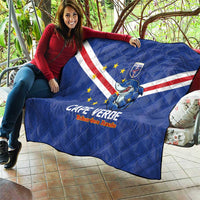 Cape Verde Football Quilt Tubaroes Azuis Make History - Wonder Print Shop