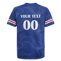 Custom Cape Verde Football Rugby Jersey Tubaroes Azuis Make History - Wonder Print Shop