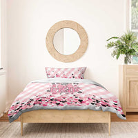 In October We Wear Pink Bedding Set Pink Pretty Bow Pastel Gingham - Wonder Print Shop