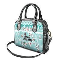 custom-cat-christmas-shoulder-handbag-cat-with-snowman-in-winter-scene