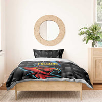 Antigua and Barbuda Cricket Bedding Set Falcons Flying High - Wonder Print Shop