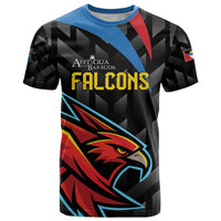 Custom Antigua and Barbuda Cricket T Shirt Falcons Flying High - Wonder Print Shop