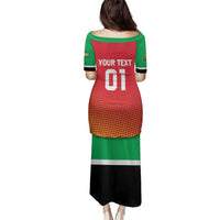 Custom Guyana Cricket Amazon Warriors Family Matching Puletasi and Hawaiian Shirt All The Way Champions - Wonder Print Shop