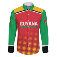 Custom Guyana Cricket Amazon Warriors Family Matching Short Sleeve Bodycon Dress and Hawaiian Shirt All The Way Champions - Wonder Print Shop