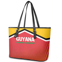 Guyana Cricket Amazon Warriors Leather Tote Bag All The Way Champions - Wonder Print Shop