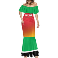 Custom Guyana Cricket Amazon Warriors Mermaid Dress All The Way Champions - Wonder Print Shop