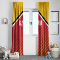 Guyana Cricket Amazon Warriors Window Curtain All The Way Champions - Wonder Print Shop