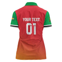 Custom Guyana Cricket Amazon Warriors Women Polo Shirt All The Way Champions - Wonder Print Shop