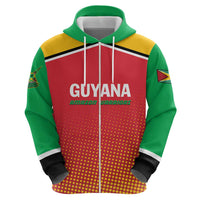 Custom Guyana Cricket Amazon Warriors Zip Hoodie All The Way Champions - Wonder Print Shop