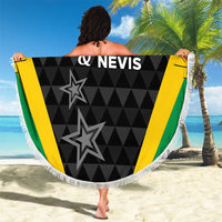 Saint Kitts and Nevis Cricket Patriots Beach Blanket St Kitts Nevis in Our Blood - Wonder Print Shop