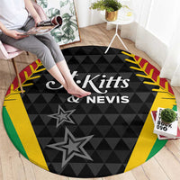 Saint Kitts and Nevis Cricket Patriots Round Carpet St Kitts Nevis in Our Blood