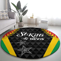 Saint Kitts and Nevis Cricket Patriots Round Carpet St Kitts Nevis in Our Blood