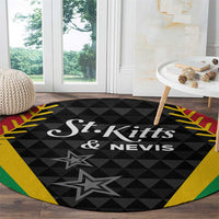 Saint Kitts and Nevis Cricket Patriots Round Carpet St Kitts Nevis in Our Blood