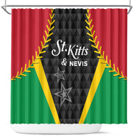 Saint Kitts and Nevis Cricket Patriots Shower Curtain St Kitts Nevis in Our Blood