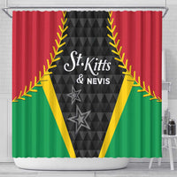 Saint Kitts and Nevis Cricket Patriots Shower Curtain St Kitts Nevis in Our Blood