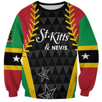 Custom Saint Kitts and Nevis Cricket Patriots Sweatshirt St Kitts Nevis in Our Blood - Wonder Print Shop