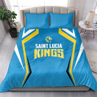 Saint Lucia Cricket Bedding Set St Lucia Stars Champions 2024 - Wonder Print Shop