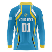 Custom Saint Lucia Cricket Long Sleeve Polo Shirt St Lucia Stars Champions 2024 - Wonder Print Shop