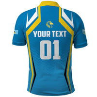 Custom Saint Lucia Cricket Polo Shirt St Lucia Stars Champions 2024 - Wonder Print Shop