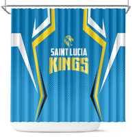 Saint Lucia Cricket Shower Curtain St Lucia Stars Champions 2024