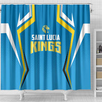 Saint Lucia Cricket Shower Curtain St Lucia Stars Champions 2024