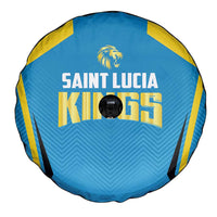 Saint Lucia Cricket Spare Tire Cover St Lucia Stars Champions 2024 - Wonder Print Shop