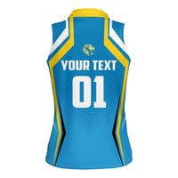 Custom Saint Lucia Cricket Women Sleeveless Polo Shirt St Lucia Stars Champions 2024 - Wonder Print Shop