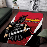 Trinidad and Tobago Cricket Knight Riders Area Rug Trinbago Wave The Red - Wonder Print Shop