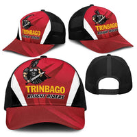 Trinidad and Tobago Cricket Knight Riders Baseball Net Cap Trinbago Wave The Red - Wonder Print Shop