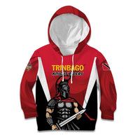 Custom Trinidad and Tobago Cricket Knight Riders Kid Hoodie Trinbago Wave The Red - Wonder Print Shop