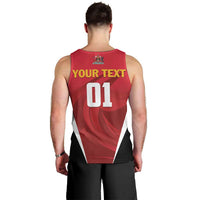 Custom Trinidad and Tobago Cricket Knight Riders Men Tank Top Trinbago Wave The Red - Wonder Print Shop