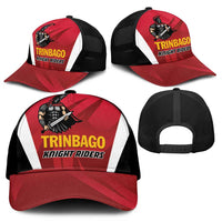 Trinidad and Tobago Cricket Knight Riders Mesh Trucker Cap Trinbago Wave The Red - Wonder Print Shop
