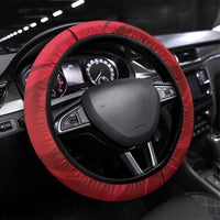 Trinidad and Tobago Cricket Knight Riders Steering Wheel Cover Trinbago Wave The Red - Wonder Print Shop