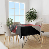 Trinidad and Tobago Cricket Knight Riders Tablecloth Trinbago Wave The Red - Wonder Print Shop