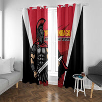 Trinidad and Tobago Cricket Knight Riders Window Curtain Trinbago Wave The Red - Wonder Print Shop