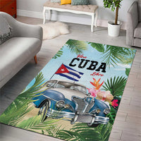 Viva Cuba Libre Area Rug Libre Car Tropical Style - Wonder Print Shop