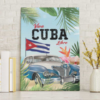 Viva Cuba Libre Canvas Wall Art Libre Car Tropical Style - Wonder Print Shop