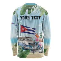 Personalized Viva Cuba Libre Long Sleeve Shirt Libre Car Tropical Style - Wonder Print Shop