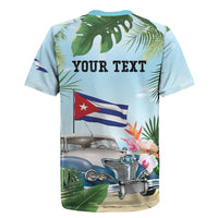 Personalized Viva Cuba Libre Rugby Jersey Libre Car Tropical Style - Wonder Print Shop
