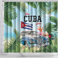 Viva Cuba Libre Shower Curtain Libre Car Tropical Style - Wonder Print Shop