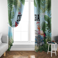 Viva Cuba Libre Window Curtain Libre Car Tropical Style - Wonder Print Shop