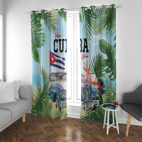 Viva Cuba Libre Window Curtain Libre Car Tropical Style - Wonder Print Shop