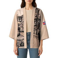 Personalized Cuba Havana Kimono Libre Car Retro Style - Wonder Print Shop