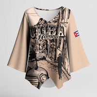 Personalized Cuba Havana Kimono Sleeve Blouse Libre Car Retro Style - Wonder Print Shop