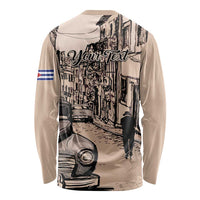 Personalized Cuba Havana Long Sleeve Shirt Libre Car Retro Style - Wonder Print Shop