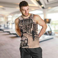 Personalized Cuba Havana Men Tank Top Libre Car Retro Style - Wonder Print Shop
