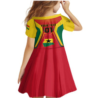 Ghana Football Family Matching Mermaid Dress and Hawaiian Shirt I Love Black Stars - Wonder Print Shop