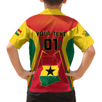 Ghana Football Family Matching Tank Maxi Dress and Hawaiian Shirt I Love Black Stars - Wonder Print Shop