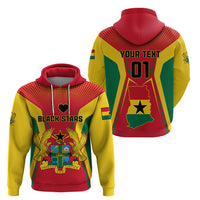 Ghana Football Hoodie I Love Black Stars - Wonder Print Shop